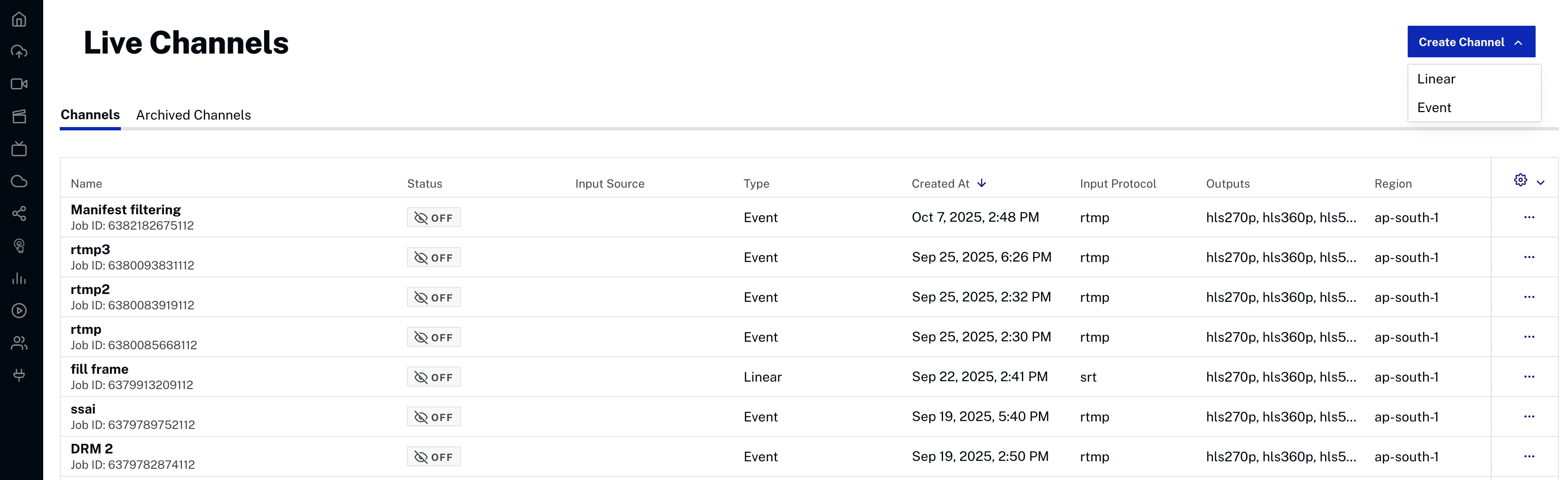 NextGen Live ダッシュボード